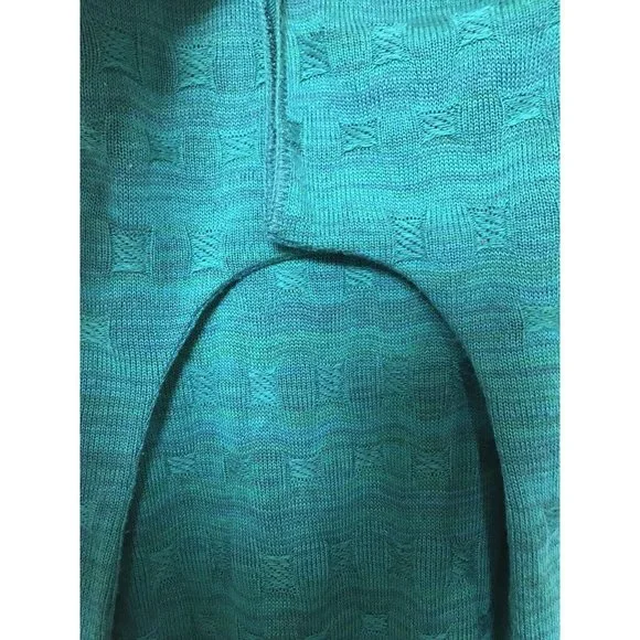 Green Pullover Lightweight Sweater Women’s 212 New York Hi-lo XLG Shirt Top - Picture 5 of 5